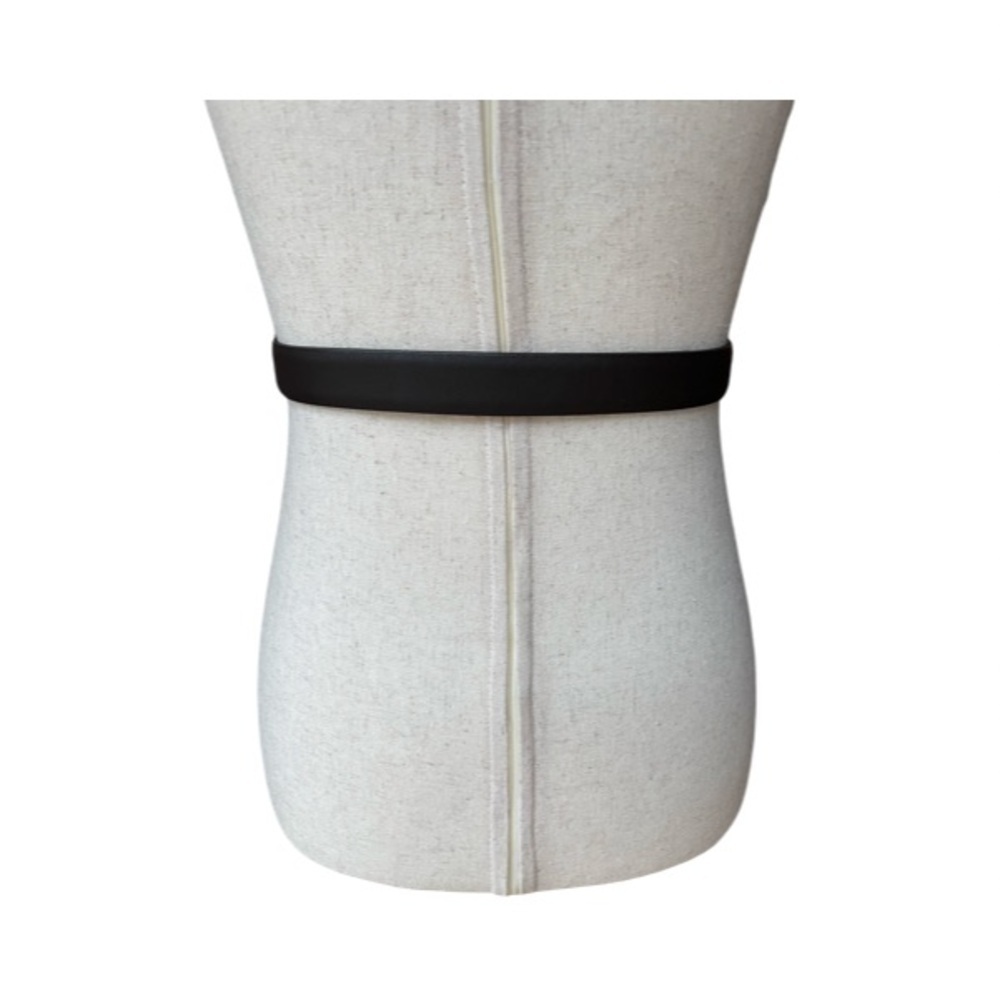 NWOT Guelhera Bollocini Brown Italian Art Glass / Leather Belt Size S-M (25-33”) - Picture 3 of 6